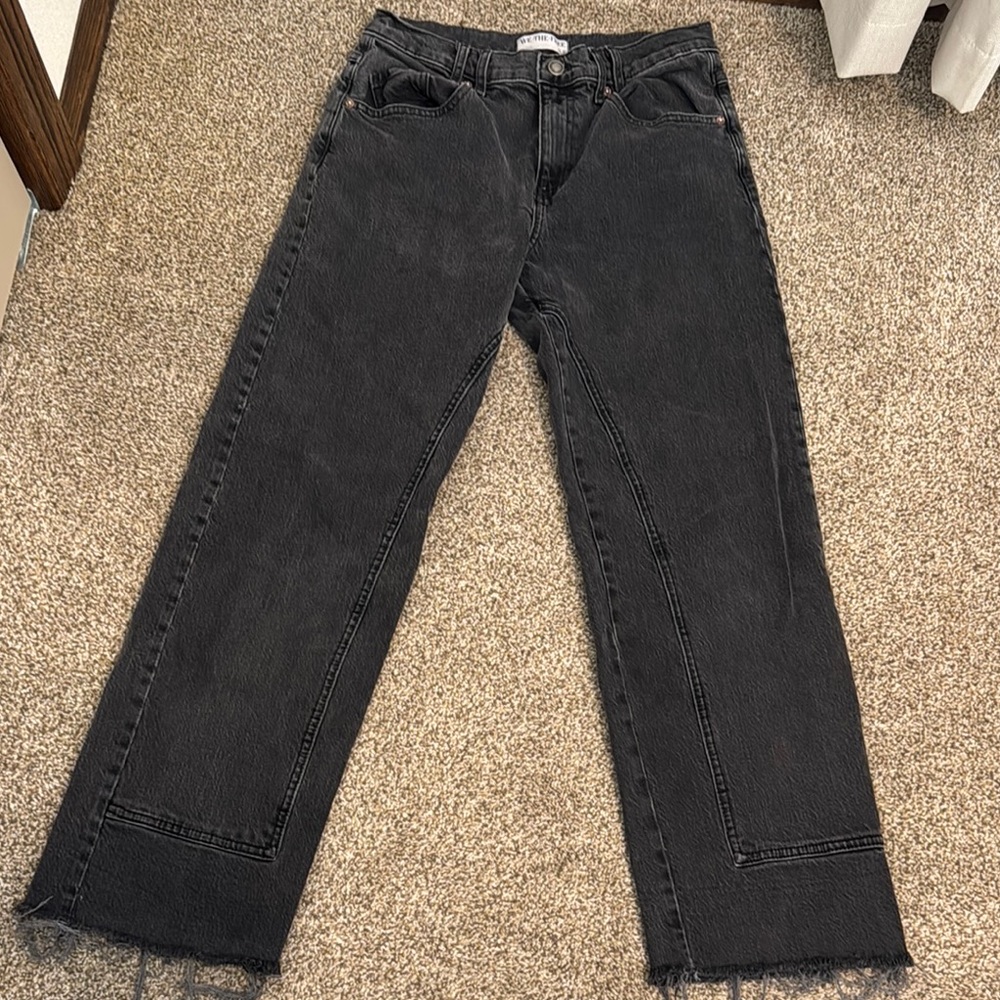 Free people, we are free, RiskTaker high-rise straight Jean in 28